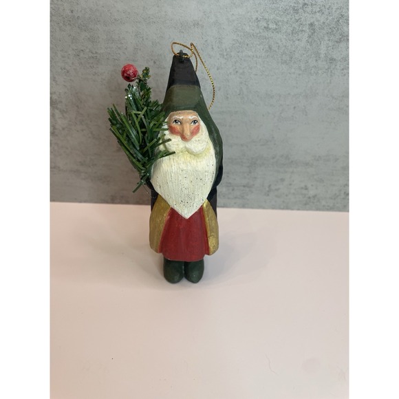 Vtg HOUSE OF HATTEN CHRISTMAS SANTA  CLAUSE FIGURINE  Ornament 1995 - Picture 3 of 8